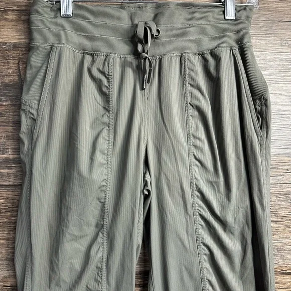 lululemon athletica Dance Studio Green Track Pants Joggers - Picture 2 of 6